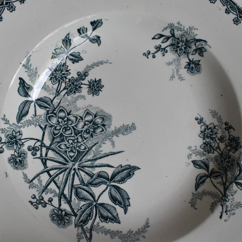 Antique deep dish - Saint-Amand Dinorose Margot