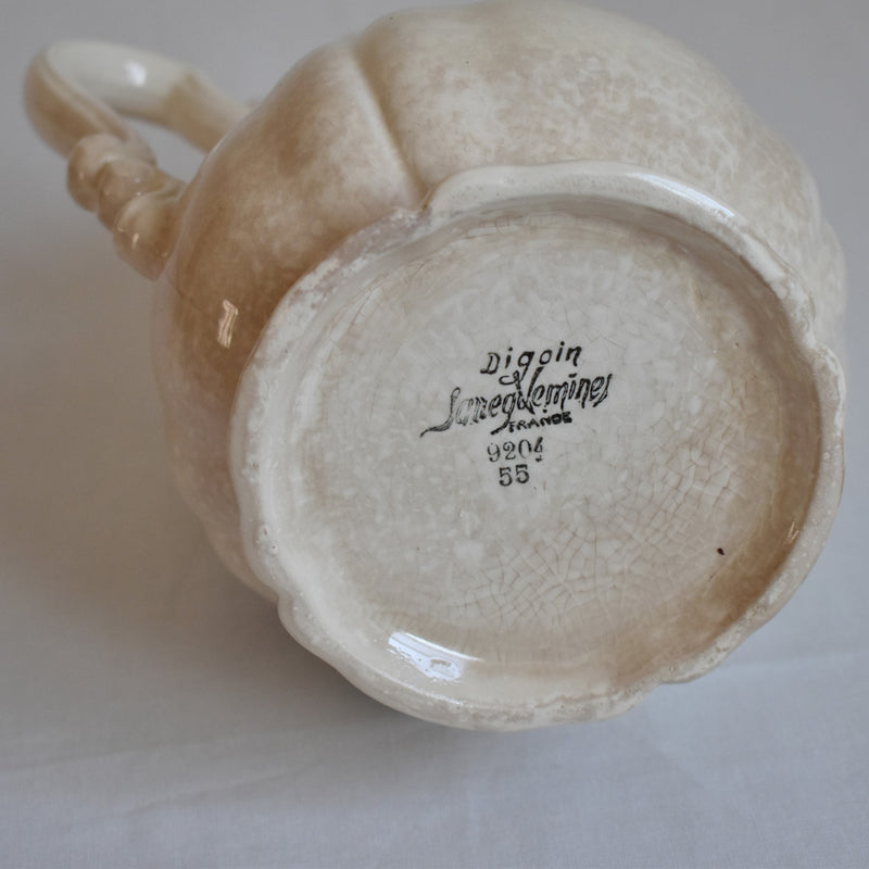 Vintage Coffee Pot - Digoin & Sarreguemines - Fleur Rim - Fleur