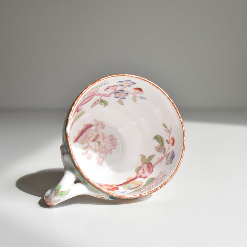 Antique Coffee Cup & Saucer Sarreguemines Minton 248 B