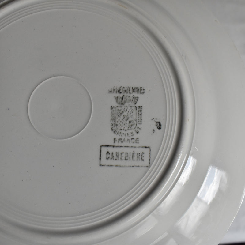 Vintage Plate Digoin & Sarreguemines Canebiere B