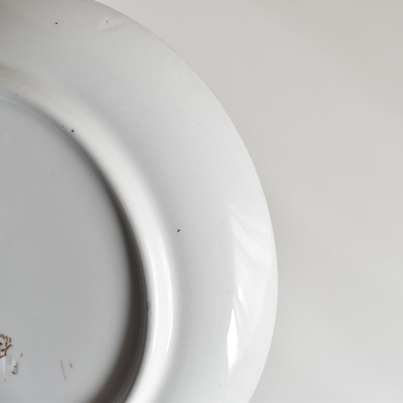 Antique Dessert Plate K&G Lunéville Pensées A
