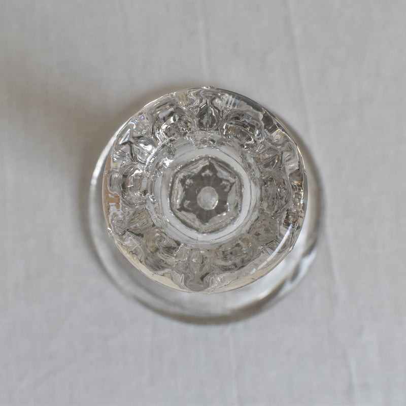 ガラス アンティーク　キャンドルホルダー　A