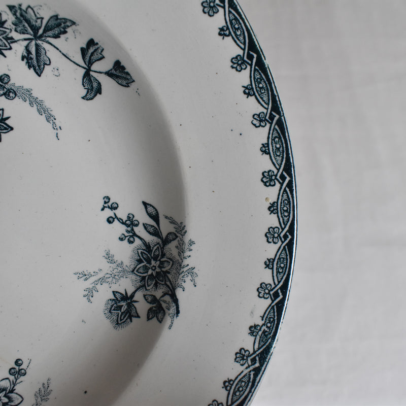Antique deep dish - Saint-Amand Dinorose Margot