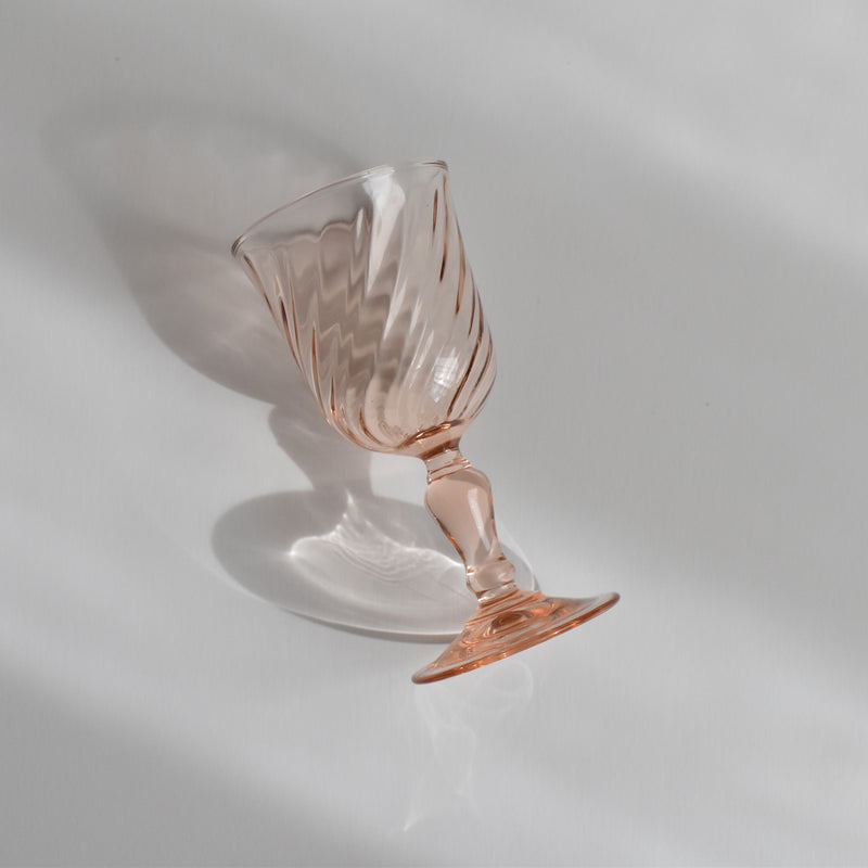 Vintage Rosaline Liqueur Glass