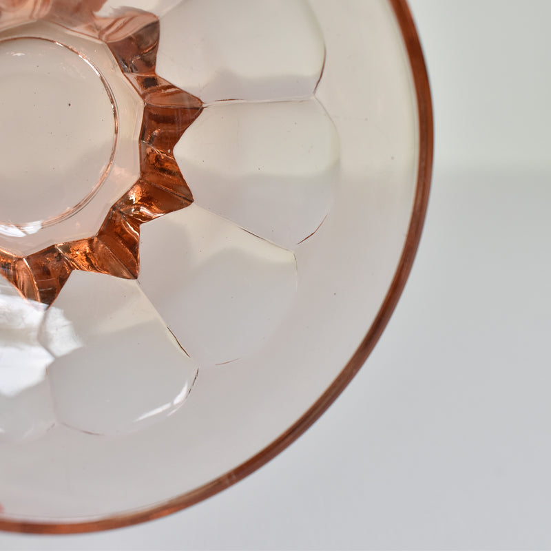 Vintage Pink Glass Verin