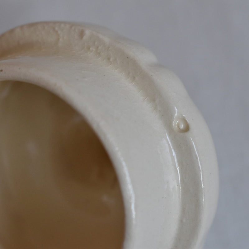 Vintage Coffee Pot - Digoin & Sarreguemines - Fleur Rim - Fleur