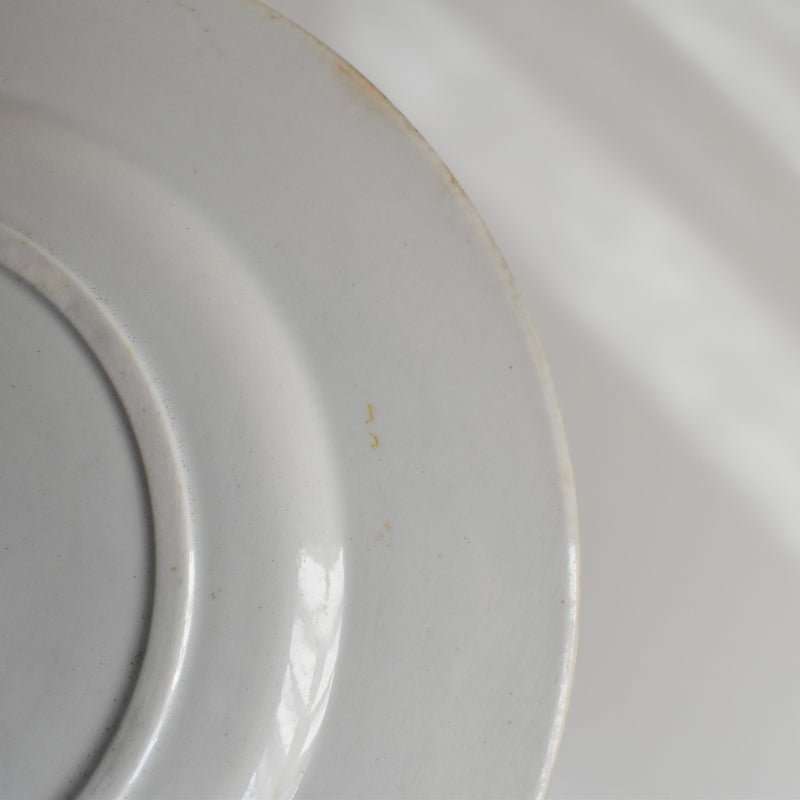 Antique Dessert Plate Gien Fauvette A