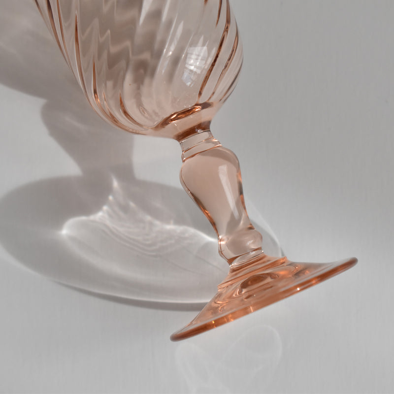 Vintage Rosaline Liqueur Glass