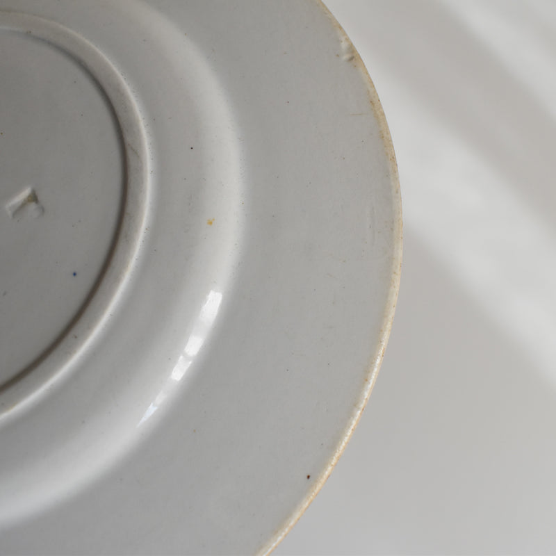 Antique Dessert Plate Gien Fauvette A