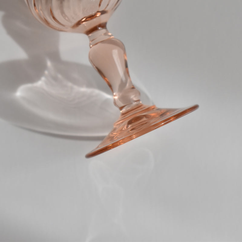 Vintage Rosaline Liqueur Glass