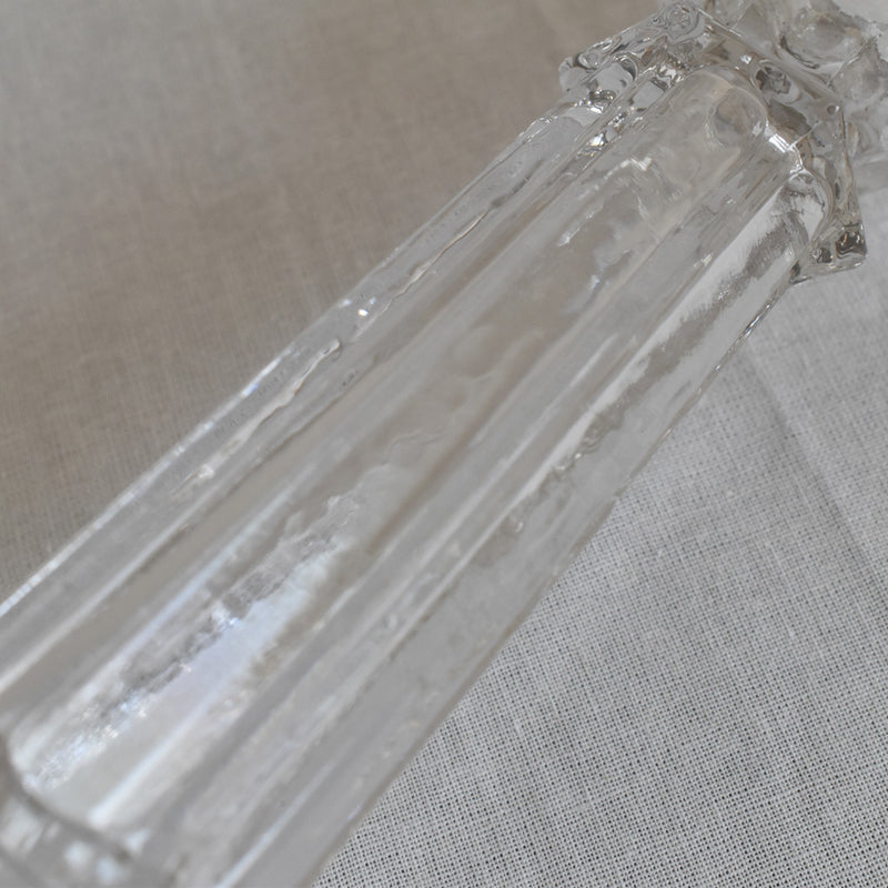 ガラス アンティーク　キャンドルホルダー　A