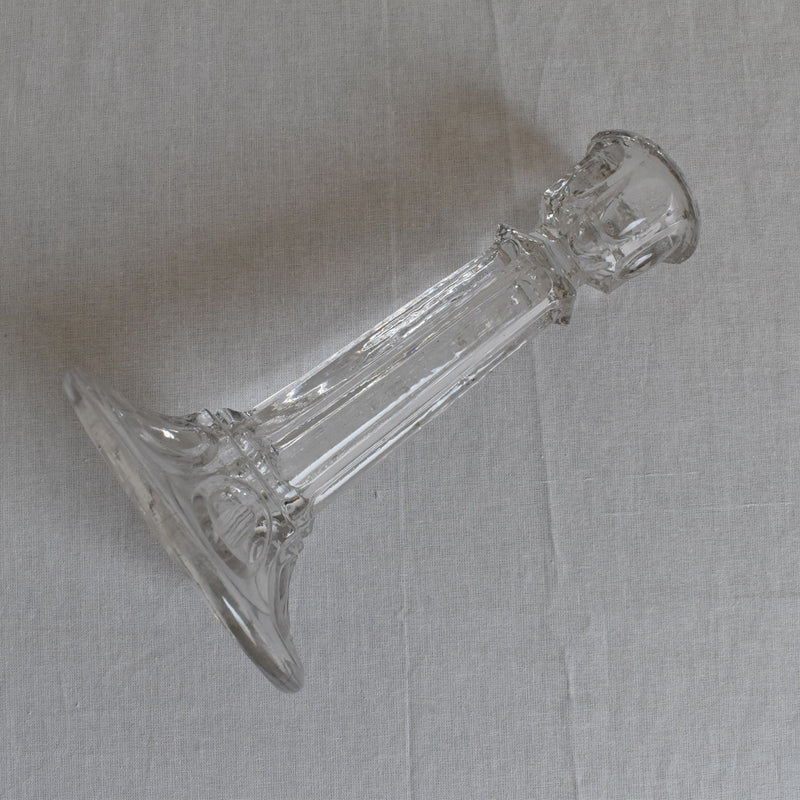 ガラス アンティーク　キャンドルホルダー　A