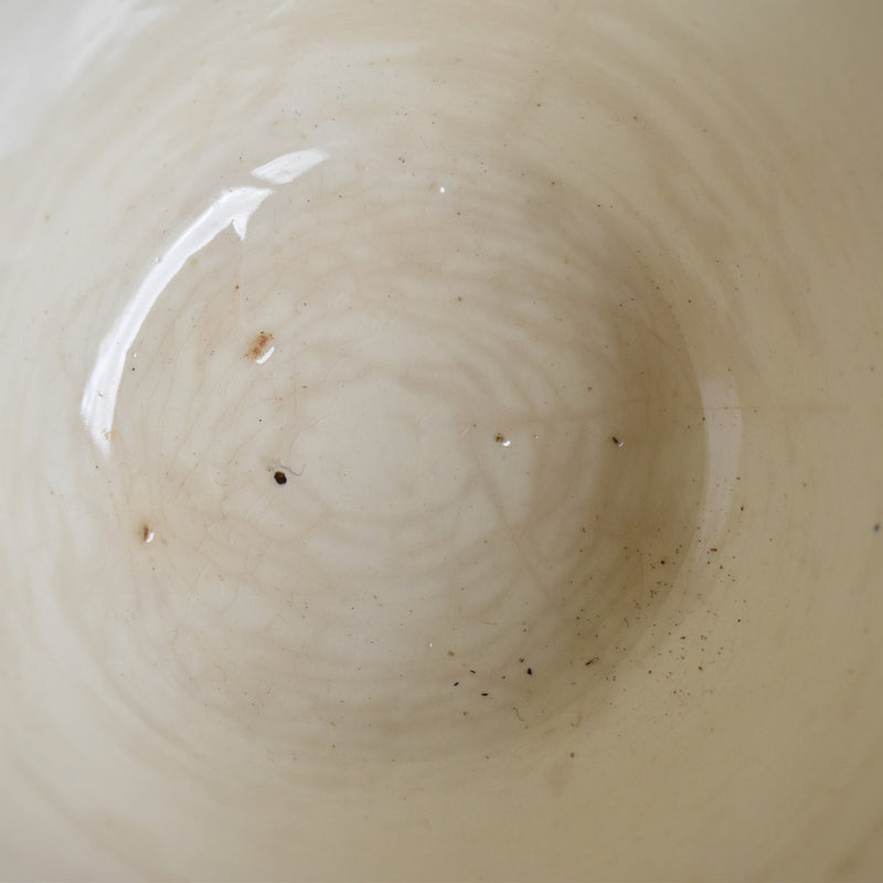 Vintage Digoin & Sarreguemines bowl with ear handles