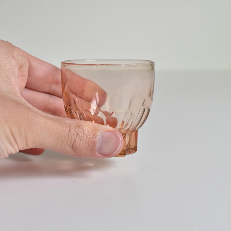 Vintage Pink Small Glass