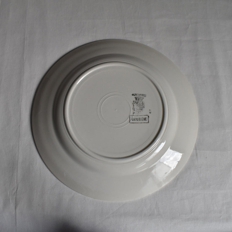 Vintage Plate Digoin & Sarreguemines Canebiere C