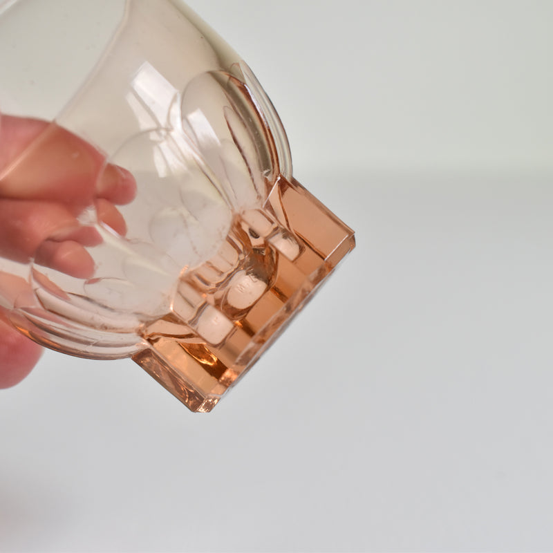 Vintage Pink Small Glass