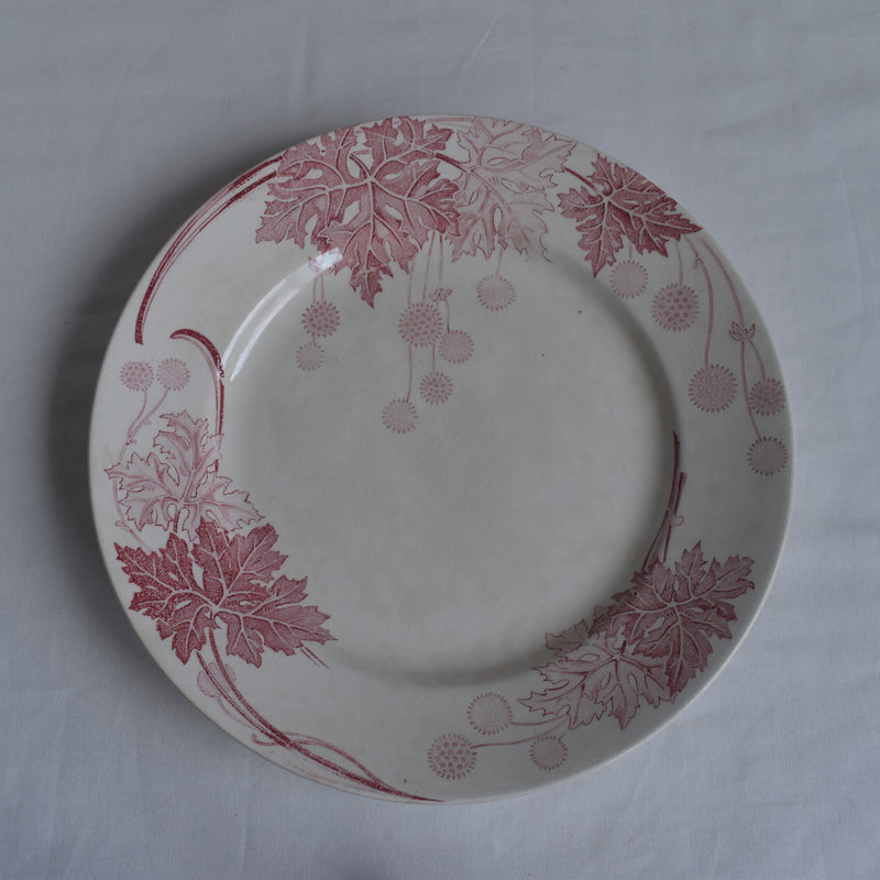 Antique plate K&G Luneville Platane Z2