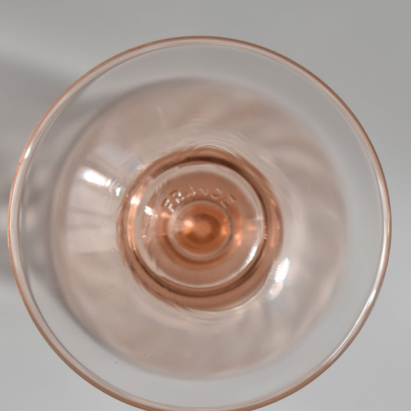 Vintage Rosaline Liqueur Glass