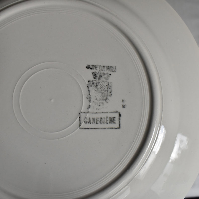 Vintage Plate Digoin & Sarreguemines Canebiere C