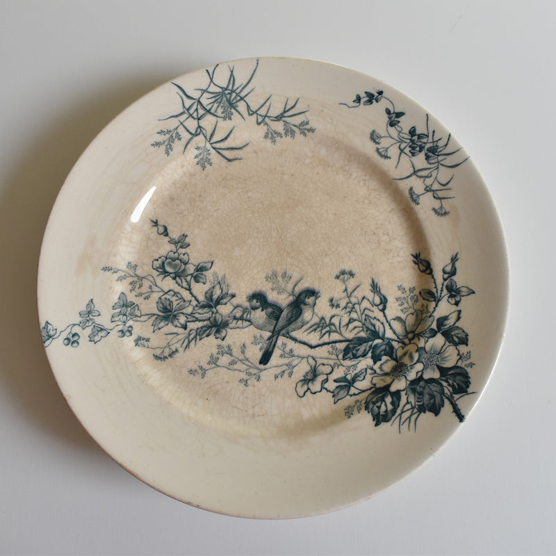 Antique Pedestal Plate Ron Oui Mignon