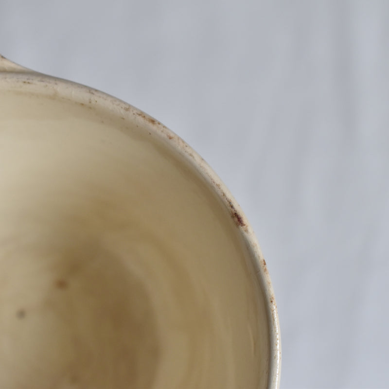 Vintage Digoin & Sarreguemines bowl with ear handles