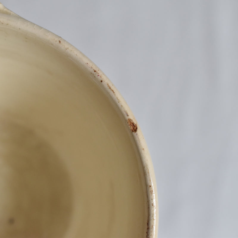 Vintage Digoin & Sarreguemines bowl with ear handles