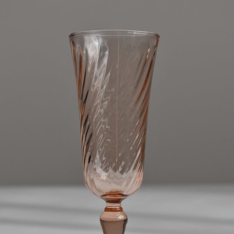 ヴィンテージシャンパングラス rosaline