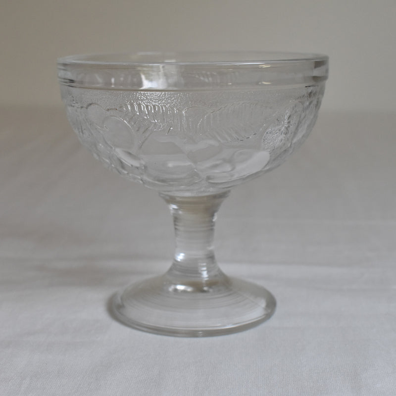 Vintage Ice Cream Glass - Fruits