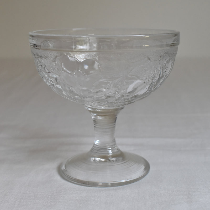 Vintage Ice Cream Glass - Fruits
