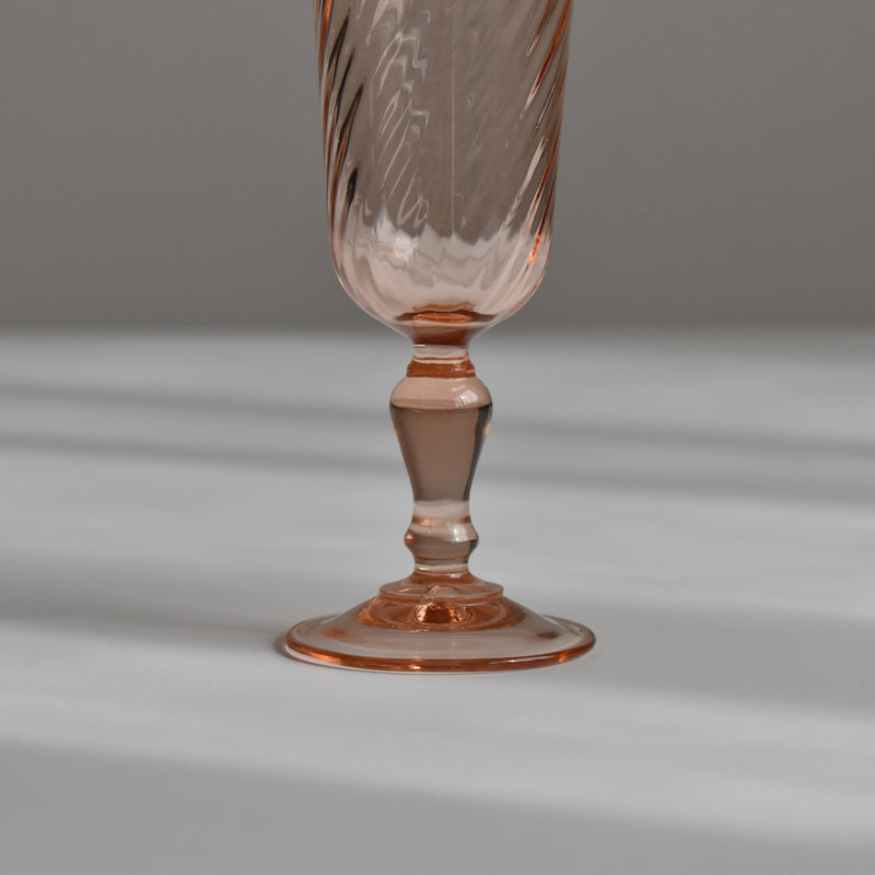 ヴィンテージシャンパングラス rosaline