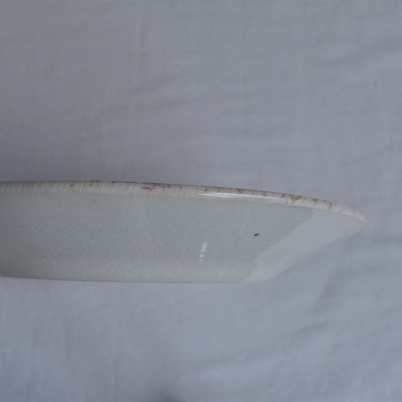 Antique plate K&G Luneville Platane Z2