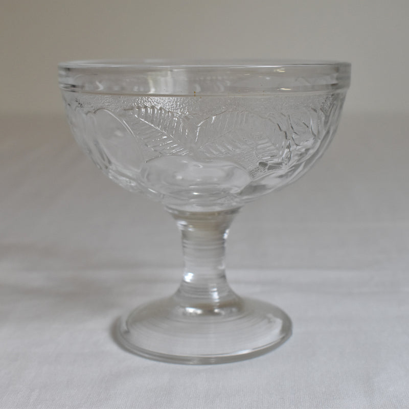 Vintage Ice Cream Glass - Fruits