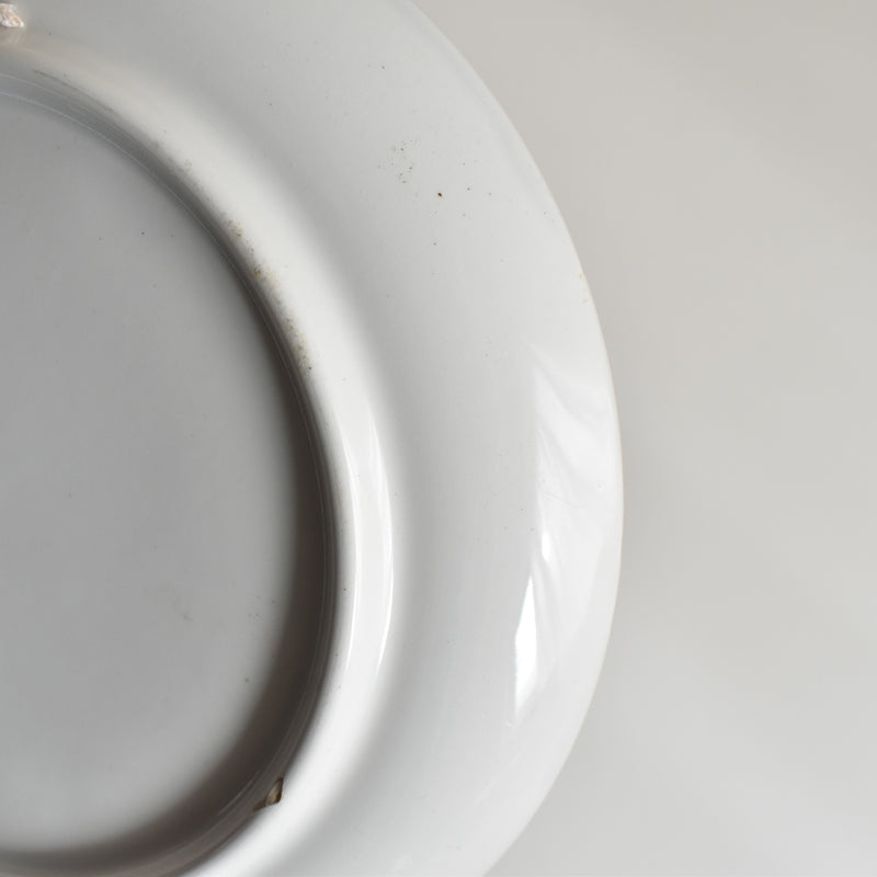 Antique Dessert Plate, K&G Lunéville, Pensées B