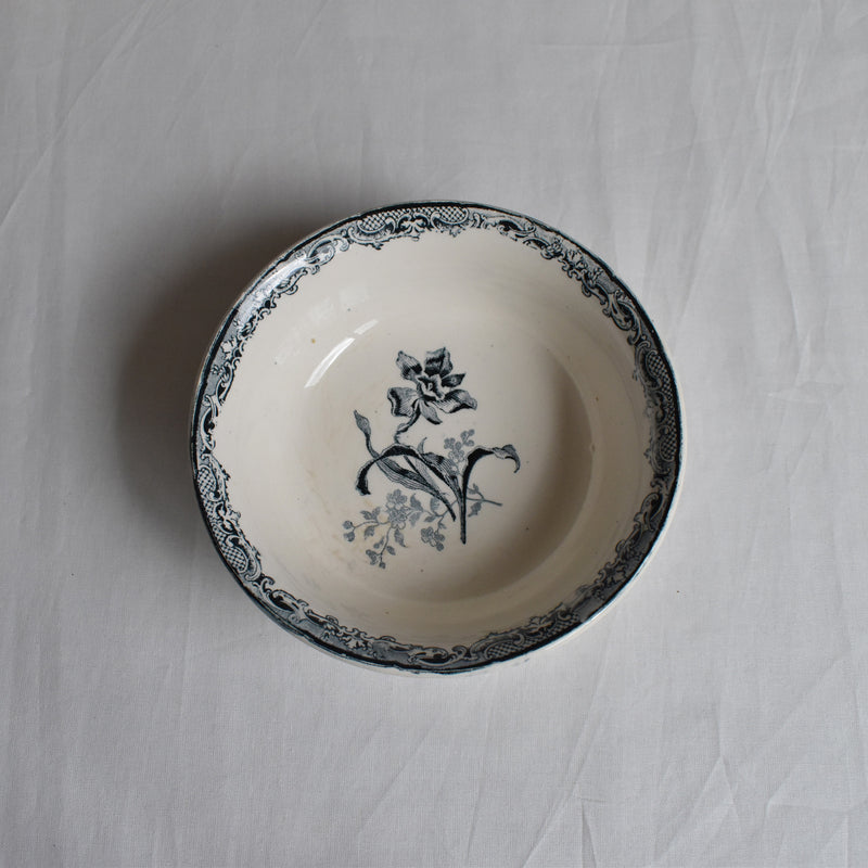 Antique Bowl - Sarreguemines Fontanges
