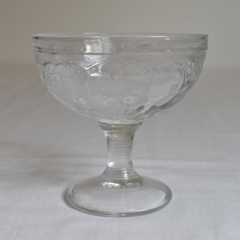 Vintage Ice Cream Glass - Fruits