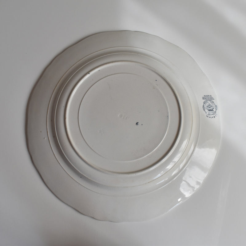 アンティークプレート W.A.A.&Cie Madrid F