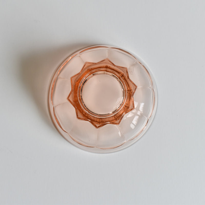 Vintage Pink Glass Verin
