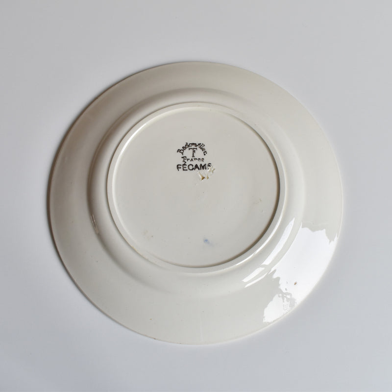 Antique Plate Badonviller Fécamp B