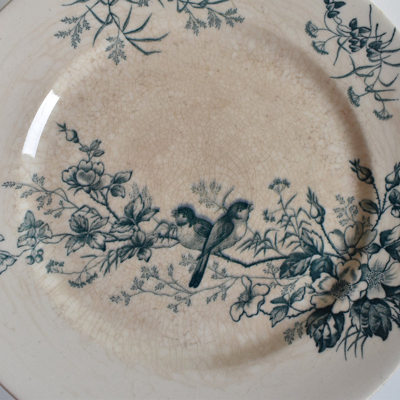 Antique Pedestal Plate Ron Oui Mignon