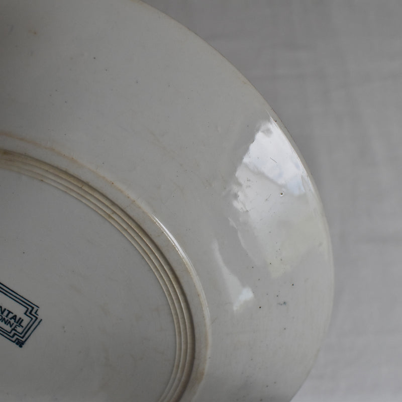Antique plate Pecsonne Eventail