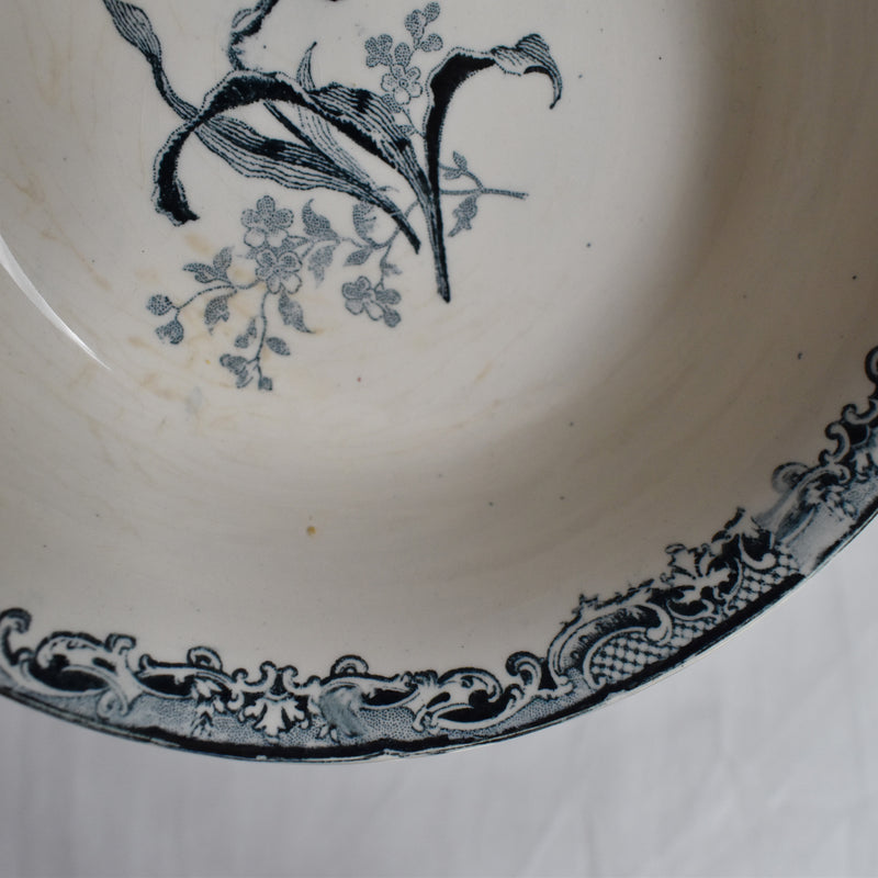 Antique Bowl - Sarreguemines Fontanges
