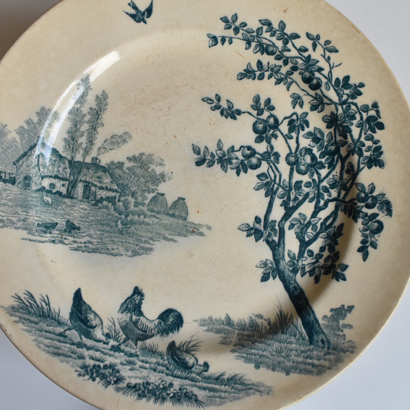 Antique Plate, Bordeaux J.Vielliard Samaritaine