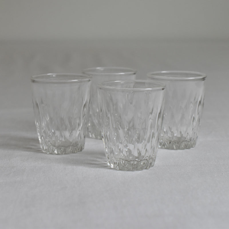 Vintage DURALEX Liquor Glasses (Set of 4)