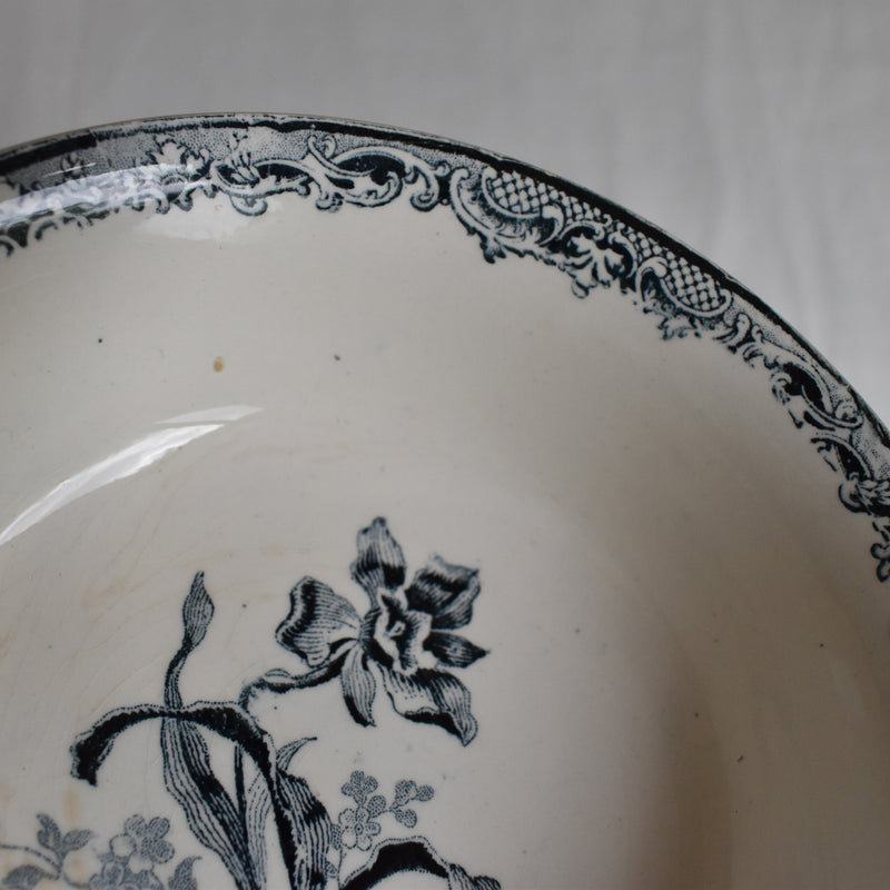 Antique Bowl - Sarreguemines Fontanges