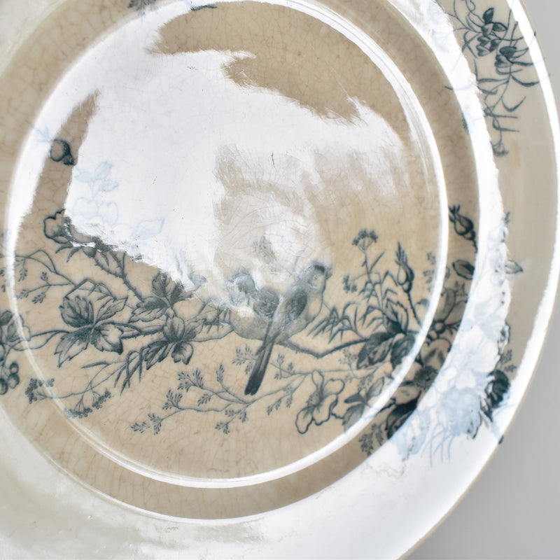 Antique Pedestal Plate Ron Oui Mignon