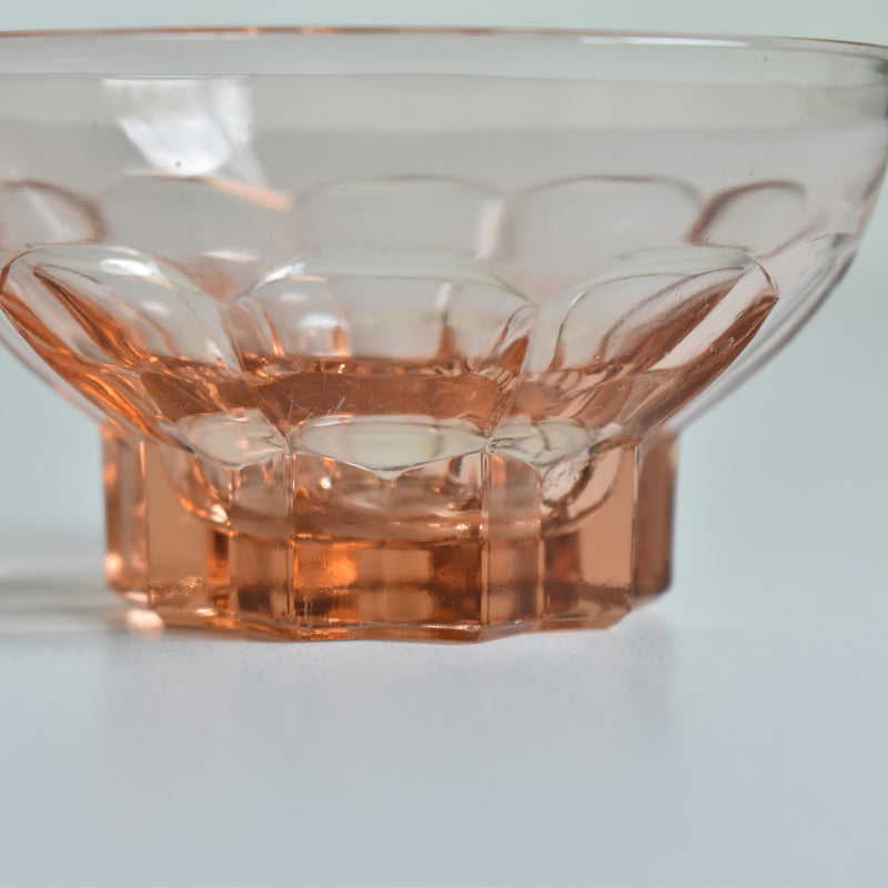 Vintage Pink Glass Verin