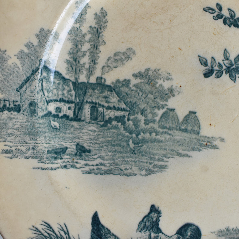 Antique Plate, Bordeaux J.Vielliard Samaritaine