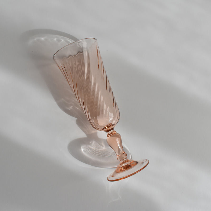 ヴィンテージシャンパングラス rosaline