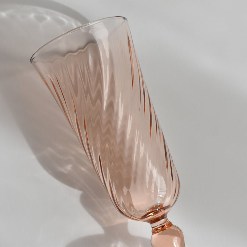 ヴィンテージシャンパングラス rosaline