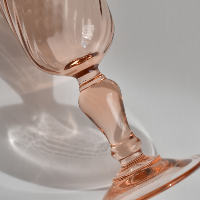 ヴィンテージシャンパングラス rosaline